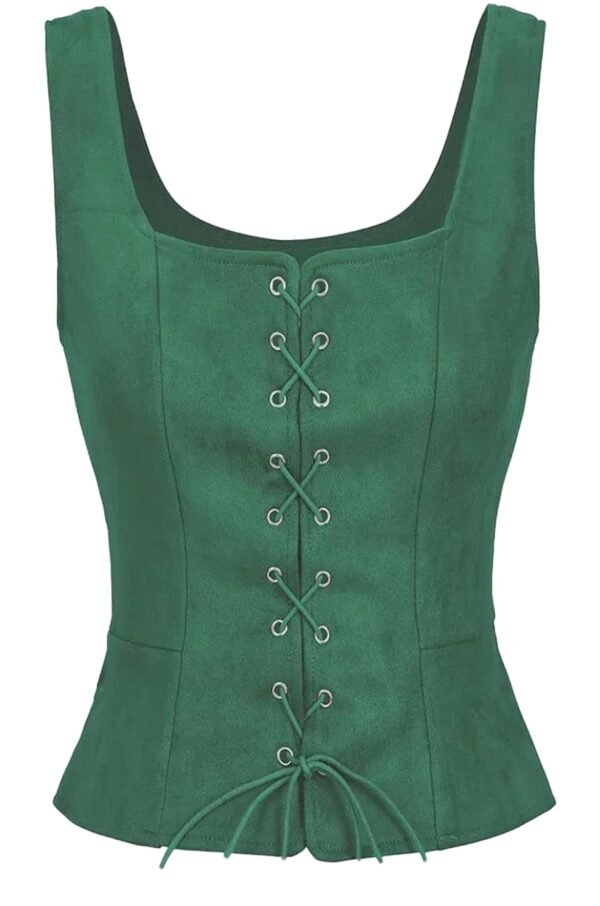 Medieval Corset Top For Women 20 Medieval Corset Top For Women Green medieval corset top for women featuring lace-up design and fitted silhouette