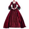 Medieval Victorian Ball Gown Corset Dress 32 Medieval Victorian Ball Gown Corset Dress medieval victorian ball gown red lace sleeves