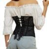 Stylish gothic lace corset belt designed for an elegant look with lace-up back details