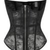 Gothic Lace Corset Belt For Fashion Styles 13 Gothic Lace Corset Belt For Fashion Styles Black gothic lace corset belt featuring a zipper and lace detailing for a stylish fit