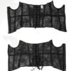 Gothic lace corset belt with intricate lace design and adjustable lace-up front for stylish outfits