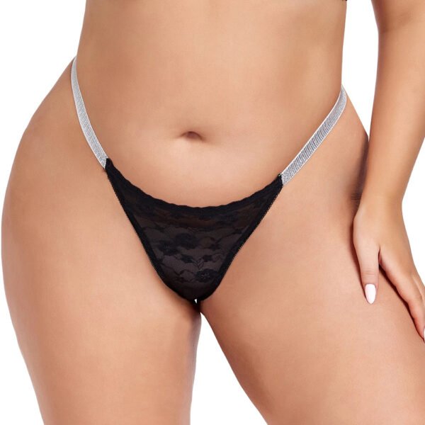 Plus Size Lace Thongs For Women Trendy Style 23 Plus Size Lace Thongs For Women Trendy Style LuckeLadybug LLC plus size lace thongs for women with stylish lace design and comfortable fit