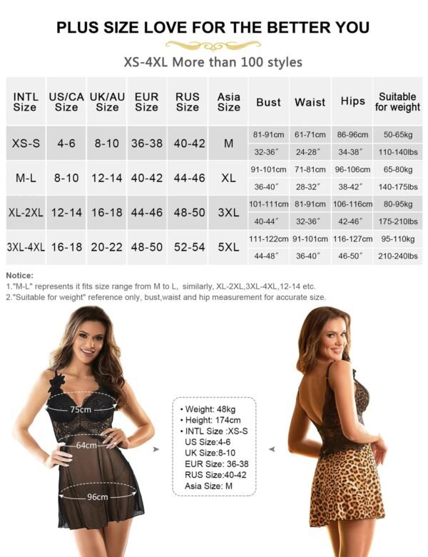 Plus Size Leopard Lace Nightgown 20 Plus Size Leopard Lace Nightgown Plus size leopard lace nightgown by LuckeLadybug with delicate lace design and flattering fit