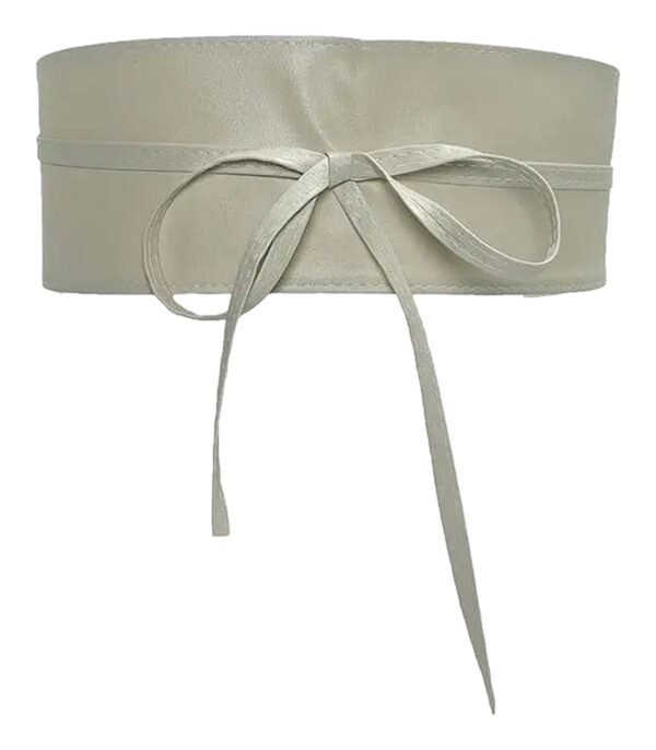 PU Leather Corset Belt for Women 33 PU Leather Corset Belt for Women LuckeLadybug PU leather corset belt for women with adjustable tie closure and sleek design