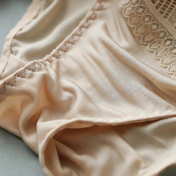 Pure Silk Bikini Panties For Hipsters 35 Pure Silk Bikini Panties For Hipsters pure silk bikini panties beige soft fabric close up