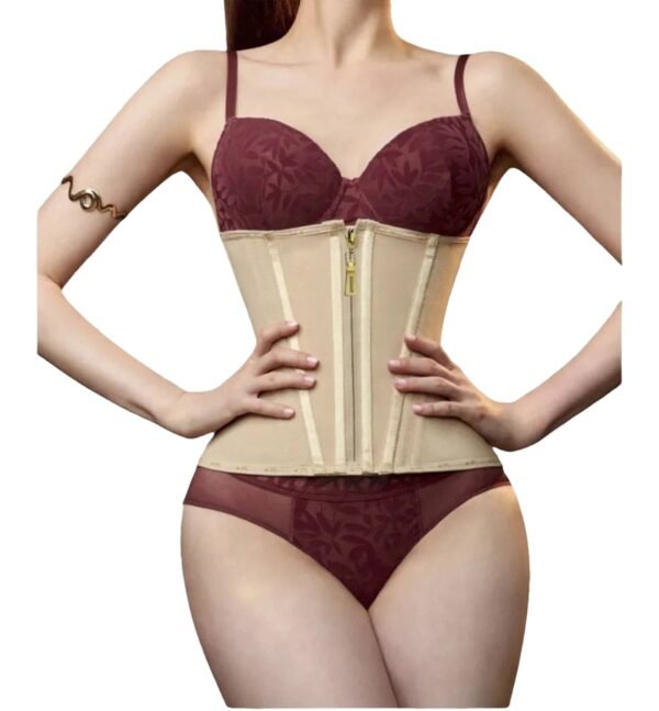 Red Black Striped Overbust Corset Top 31 Red Black Striped Overbust Corset Top LuckeLadybug LLC red black striped overbust corset featuring a flattering design and secure zip closure