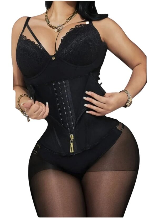 Red Black Striped Overbust Corset Top 32 Red Black Striped Overbust Corset Top Red black striped overbust corset shirt designed for a flattering silhouette and stylish outfit layering