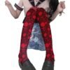 Red skull print thigh high stockings with a bold design for a stylish and edgy look