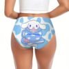 Cinnamoroll Sanrio cartoon dog women’s underwear with cute blue design featuring a cartoon dog holding a cup