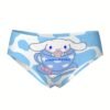 Sanrio cartoon dog women’s underwear featuring Cinnamoroll in a blue design with playful graphics