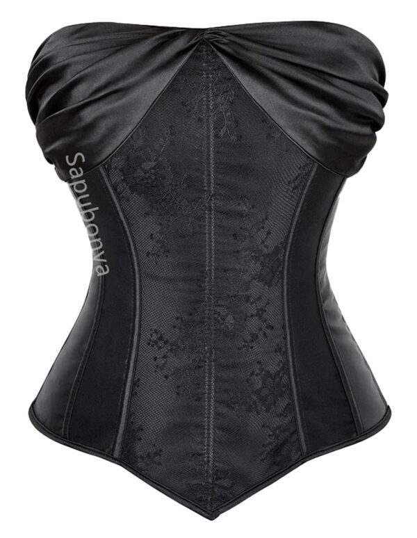 Plus Size Corset Top For Women Elegant Style 19 Plus Size Corset Top For Women Elegant Style Elegant black plus size corset top for women featuring a stylish sweetheart neckline and flattering silhouette