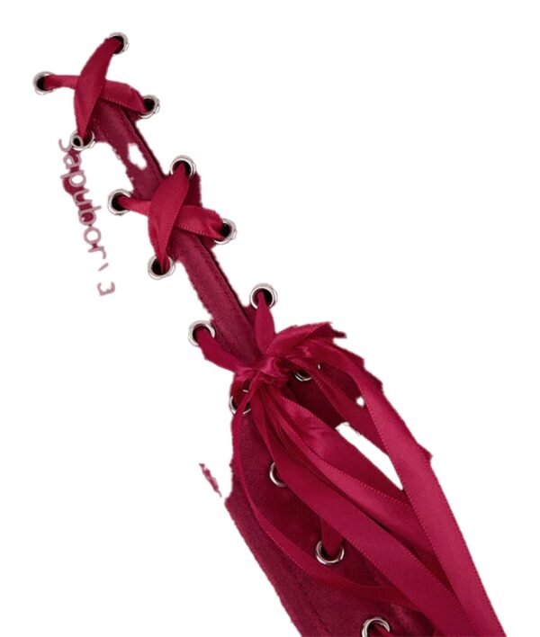 Plus Size Corset Top For Women Elegant Style 16 Plus Size Corset Top For Women Elegant Style Burgundy plus size corset top for women with lace-up front and satin finish