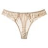 Lifestyle Image of Seamless Lace Thong Underwear for Women