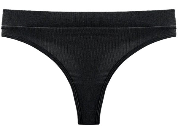 Seamless Sports Thong For Ultimate Comfort 13 Seamless Sports Thong For Ultimate Comfort Black seamless sports thong by LuckeLadybug LLC for comfort and style during workouts