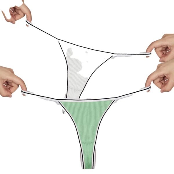 Seamless Thong For Women Trendy Styles 27 Seamless Thong For Women Trendy Styles Seamless thong for women in green and white, showcasing stretchy fabric and comfortable fit