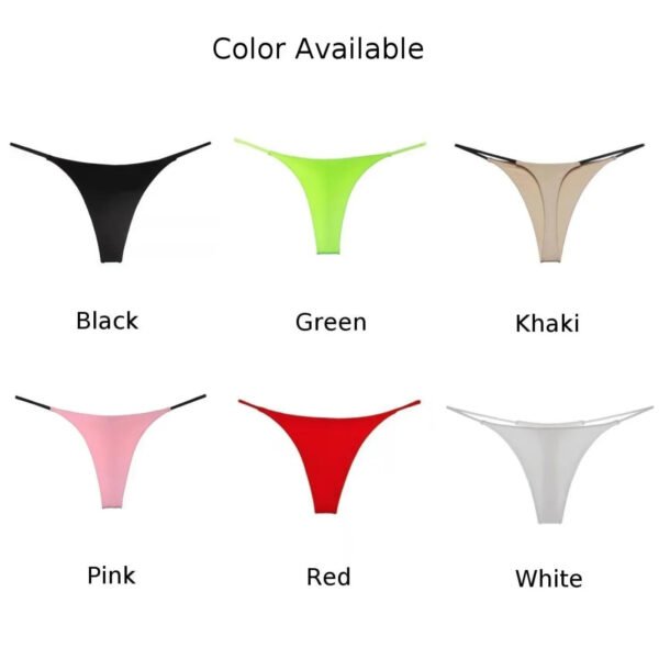 Seamless Thong Panties For Women 18 Seamless Thong Panties For Women Seamless thong panties for women in black, green, khaki, pink, red, and white colors