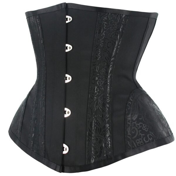 Sexy Adjustable Corset Bustier For Chic Style 10 Sexy Adjustable Corset Bustier For Chic Style Black sexy adjustable corset bustier with floral patterns and front hook closure for a flattering fit