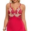 Sexy Babydoll Nightgown For Women 11 Sexy Babydoll Nightgown For Women Red sexy babydoll nightgown for women with lace details and adjustable straps