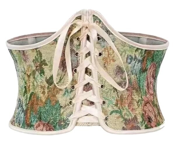 Sexy Corset Belt for Women Floral Design 3 Sexy Corset Belt for Women Floral Design LuckeLadybug floral sexy corset belt for women with lace-up front and supportive design