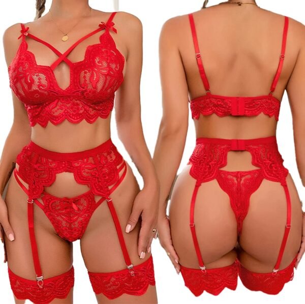 Sexy Lace Lingerie Set for Women 22 Sexy Lace Lingerie Set for Women sexy lace lingerie set for women red bra and panty set