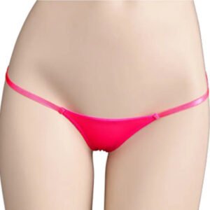 Bright pink sexy low waist thongs for women with a sleek and minimal design for comfort and style