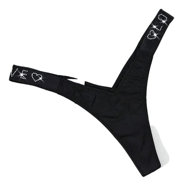 Sexy Thong For Women Trendy Styles 29 Sexy Thong For Women Trendy Styles Black sexy thong for women with rhinestone detailing for a stylish and alluring look