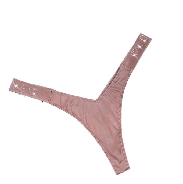 Sexy Thong For Women Trendy Styles 26 Sexy Thong For Women Trendy Styles LuckeLadybug Sexy Thong for Women in Soft Pink with Sparkling Detailing for Comfort and Style