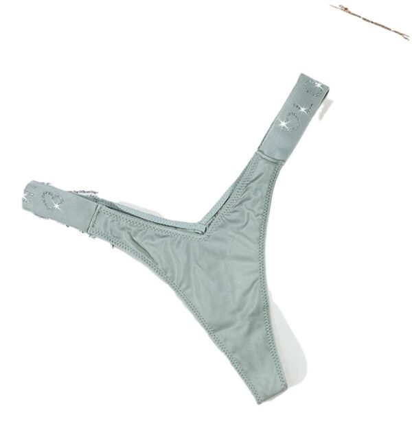 Sexy Thong For Women Trendy Styles 24 Sexy Thong For Women Trendy Styles Light green sexy thong for women with soft fabric and delicate detailing for comfort and style