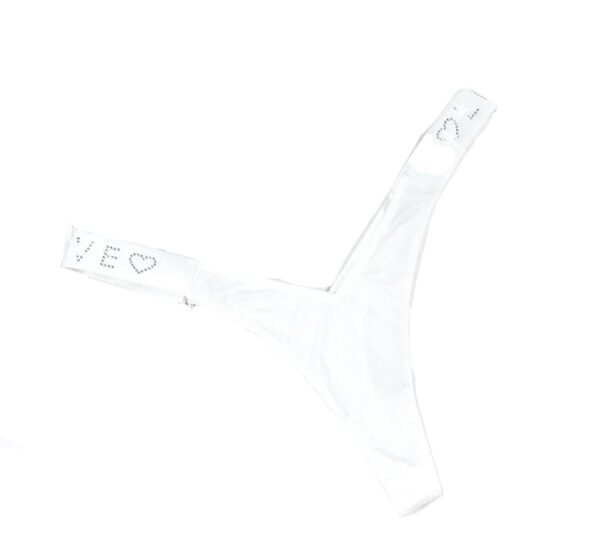 Sexy Thong For Women Trendy Styles 28 Sexy Thong For Women Trendy Styles White sexy thong for women with rhinestone details and cut-out design for a trendy look