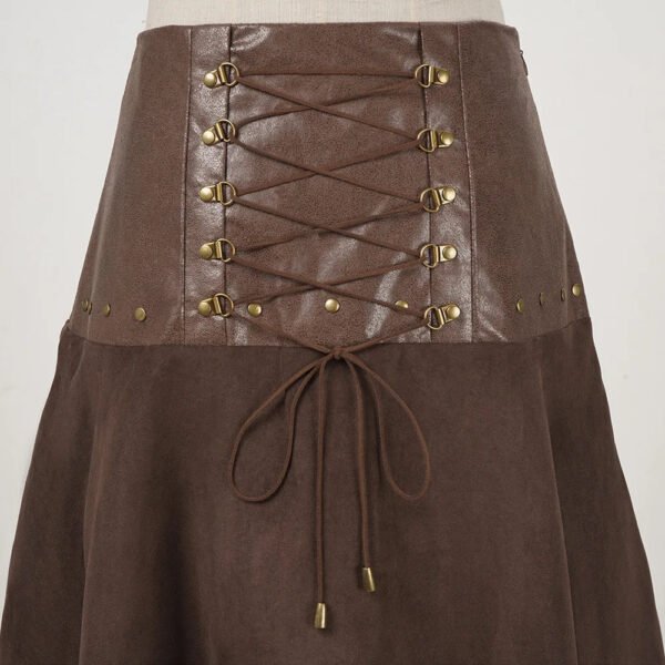 Steampunk Leather Skirt For Women 17 Steampunk Leather Skirt For Women steampunk leather skirt for women detail laces