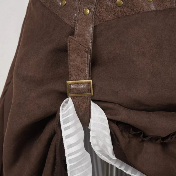 Steampunk Leather Skirt For Women 18 Steampunk Leather Skirt For Women steampunk leather skirt for women detail strap