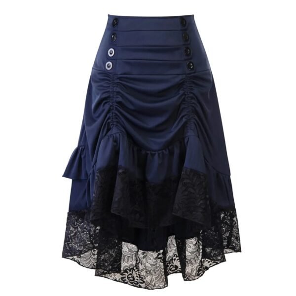 Steampunk Victorian Dress For Women 24 Steampunk Victorian Dress For Women steampunk victorian dress for women navy blue lace skirt