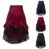Steampunk Victorian Dress For Women 13 Steampunk Victorian Dress For Women steampunk victorian dress for women red black lace ruffle skirt