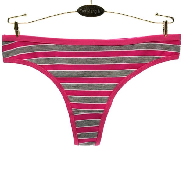 Striped Cotton Thong Underwear For Women 19 Striped Cotton Thong Underwear For Women striped cotton thong underwear for women pink gray