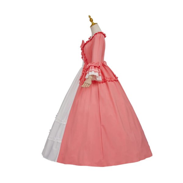 18th Century Victorian Ball Gown Costume 17 18th Century Victorian Ball Gown Costume victorian ball gown costume 18th century pink side