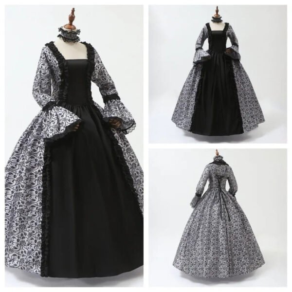 Victorian Era Gown Corset Dress Collection 26 Victorian Era Gown Corset Dress Collection victorian era gown black white ruffled dress