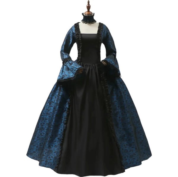 Victorian Era Gown Corset Dress Collection 30 Victorian Era Gown Corset Dress Collection victorian era gown blue black main dress