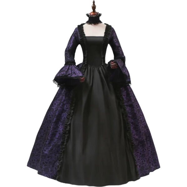 Victorian Era Gown Corset Dress Collection 33 Victorian Era Gown Corset Dress Collection victorian era gown purple black main dress