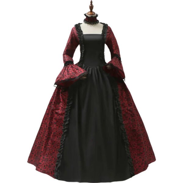 Victorian Era Gown Corset Dress Collection 29 Victorian Era Gown Corset Dress Collection victorian era gown red black main dress