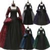 Victorian Era Gown Corset Dress Collection 22 Victorian Era Gown Corset Dress Collection victorian era gown red black ruffled dress