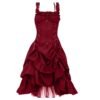 Victorian Gothic Long Dress For Women 25 Victorian Gothic Long Dress For Women victorian gothic long dress for women burgundy color ruffle