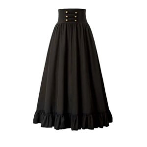 Victorian Maxi Skirt For Women Corset Dress