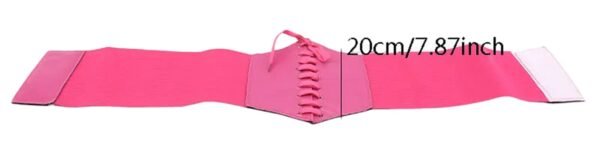 Vintage Corset Belt for Women Fashionable Girdle 5 Vintage Corset Belt for Women Fashionable Girdle LuckeLadybug pink vintage corset belt for women with adjustable lacing detail for a stylish fit