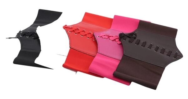 Vintage Corset Belt for Women Fashionable Girdle 2 Vintage Corset Belt for Women Fashionable Girdle Colorful vintage corset belt for women featuring adjustable lace-up design and sleek finish in multiple colors