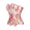 LuckeLadybug vintage lace underbust corset top in floral design for a chic, retro look