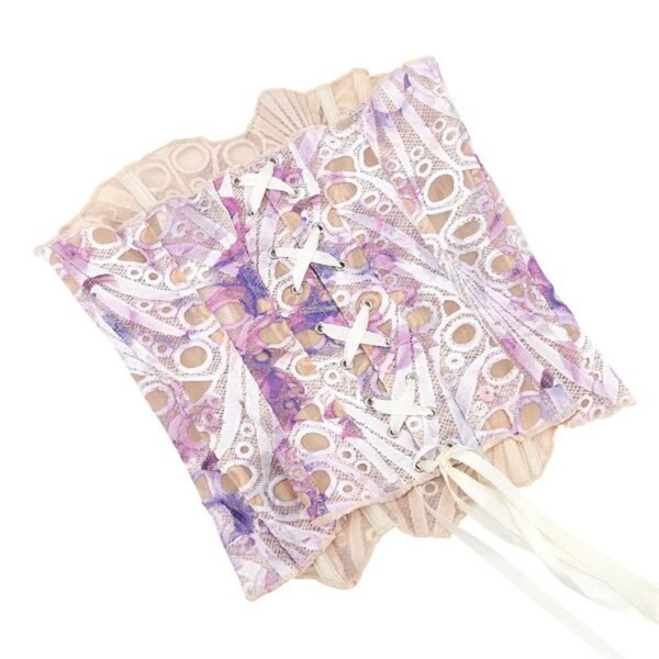 Vintage Lace Underbust Corset Top 44 Vintage Lace Underbust Corset Top LuckeLadybug vintage lace underbust corset top featuring a unique lace design and adjustable lace-up closure