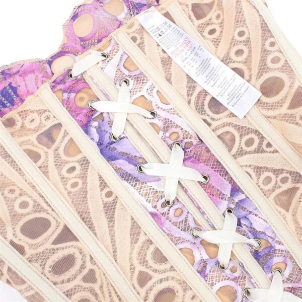 Vintage Lace Underbust Corset Top 45 Vintage Lace Underbust Corset Top LuckeLadybug LLC vintage lace underbust corset top with intricate detailing and lacing closure