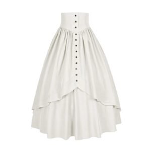 Vintage Medieval Maxi Skirt Corset Dress