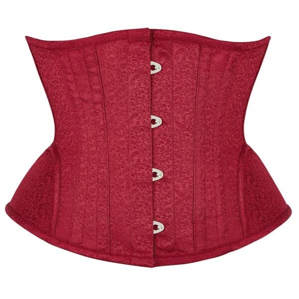 Waist Slimming Underbust Corset Pink 79 Waist Slimming Underbust Corset Pink Red waist slimming underbust corset with elegant pattern and front fastening for a flattering silhouette
