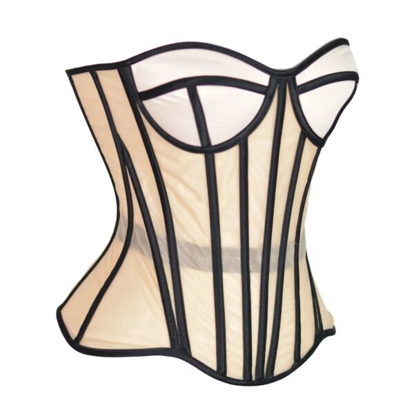 Wedding Bustier Corset Top For Elegance 14 Wedding Bustier Corset Top For Elegance LuckeLadybug LLC Wedding Bustier Corset Top with Structured Panels for a Flattering Fit